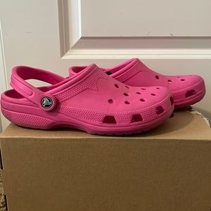 Pink Crocs